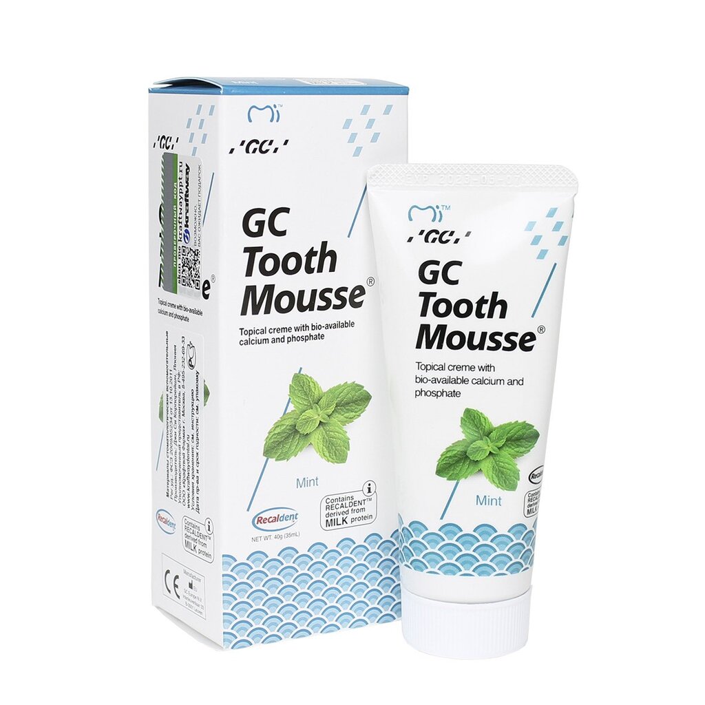 GC Tooth Mousse (Тус мусс) Мята, 40гр - Гель для укрепления эмали 0530052GCМТ