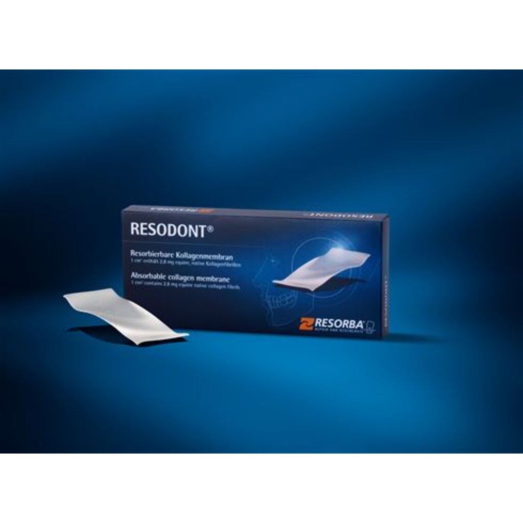 Мембрана- Resodont Forte  резорбируемая, 32 х 25 мм (Германия) 1 шт./уп. RESORBA RDF 3503