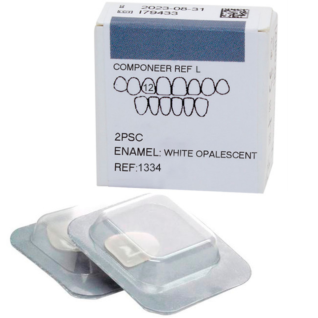 Componeer Refill Upper виниры верхний ряд 12, размер L, цвет White Opalescent, 2 шт. COLTENE 1334