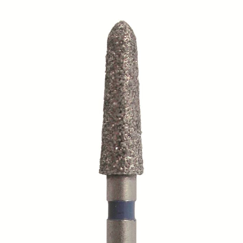 Бор алмазный 878 018 FG, синий, 5 шт. Форма: пуля., JOTA, Швейцария 878.FG.018