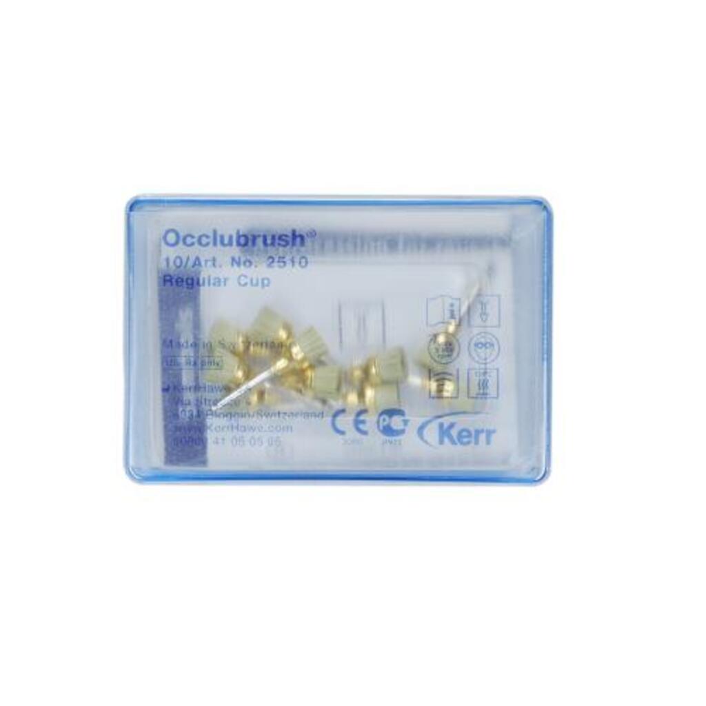 2510 Щетки Occlubrush для полировки композитов-чашка 10 шт., KERR