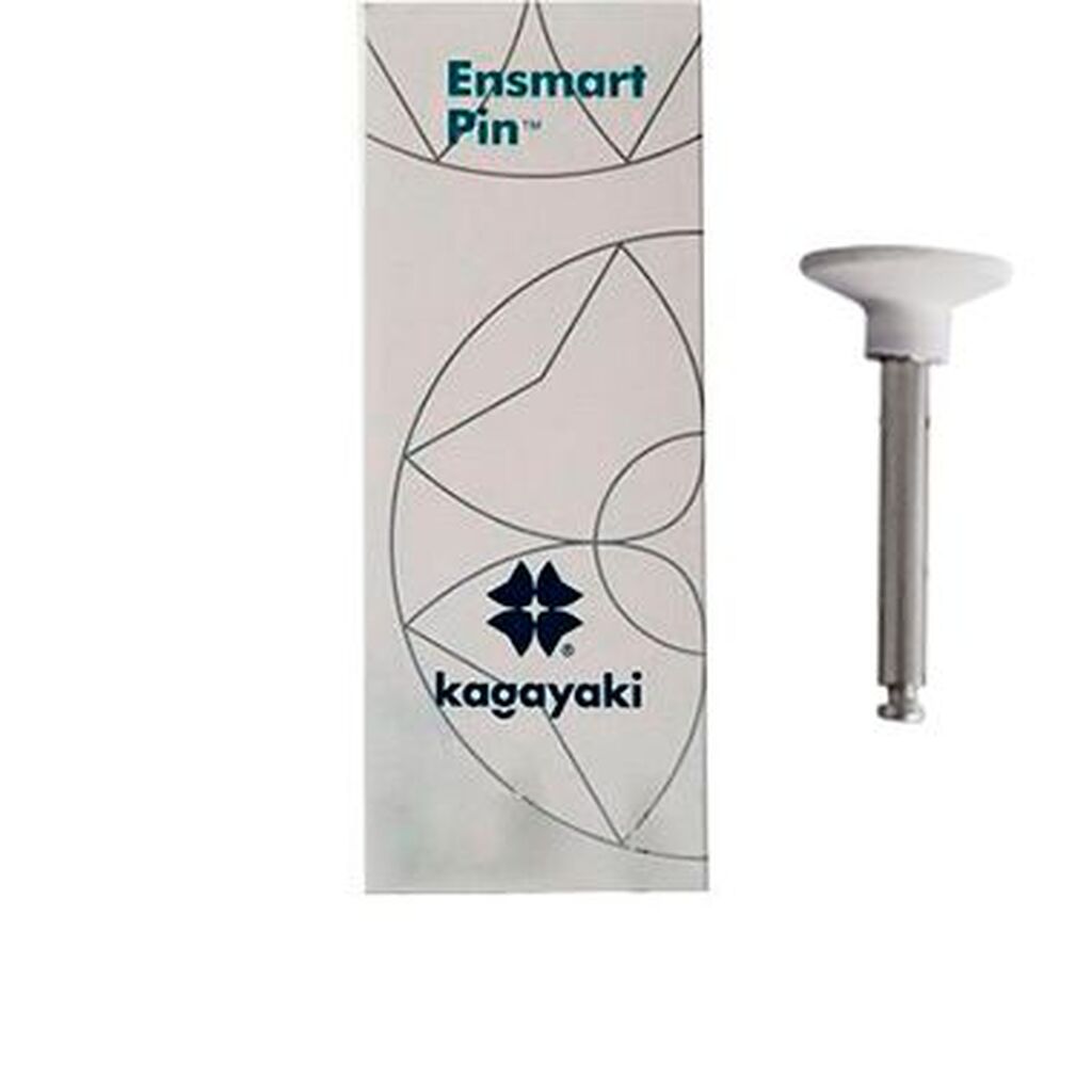 Диск Ensmart Pin (Энсмарт Пин)  белый,  грубая µ 125, 10шт - Полиры силиконовые, держатели на металлической ножке, ENP 125-3S, Kagayaki ENP125-2S
