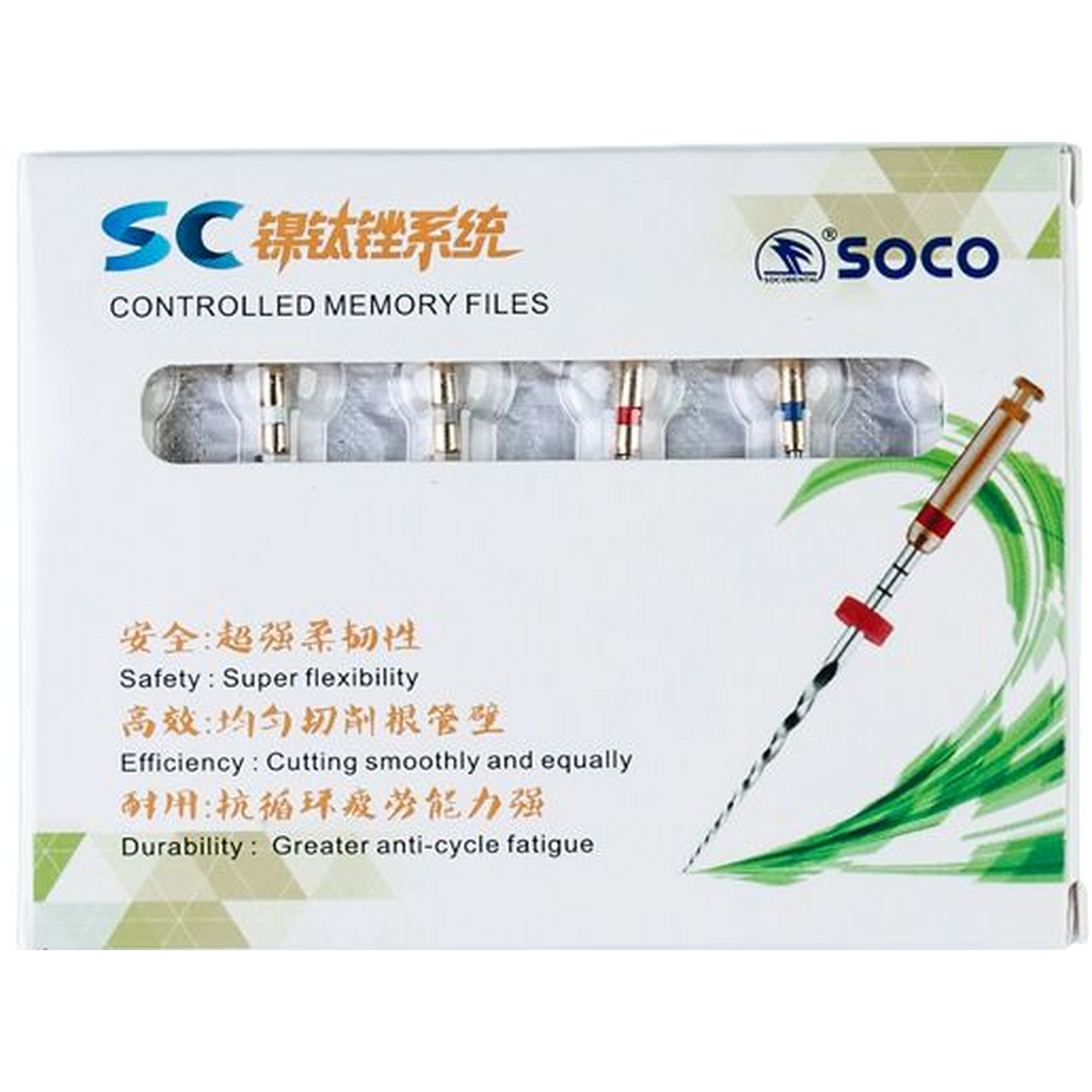 SOCO SC 04/30, 31 мм - Файлы машинные с памятью формы, 6шт. 1000070