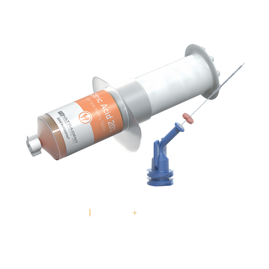 CitricAcid IndiSpense Syringe (Цитрик Ацид) сольвент 20% лимонной кислоты, шприц 30 мл. ULTRADENT UL329