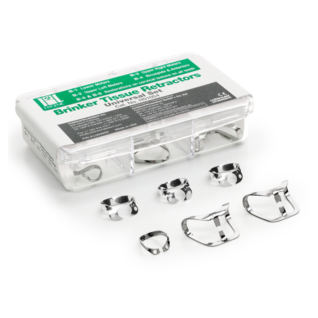 Кламмеры Brinker Universal Clamp Set для разрушенных зубов, 6 шт. COLTENE H01054