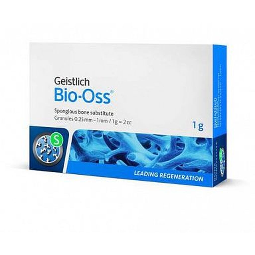 Bio-Oss  Костный материал 1,0 г, гранулы 0,25-1 мм, размер S 500302 GEISTLICH