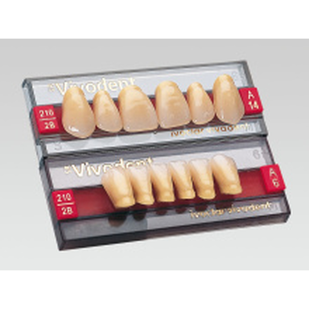 зубы ivocryl набор из 6 зубов a-d фронт.верх. 28 b3 IVOCLAR VIVADENT 633871