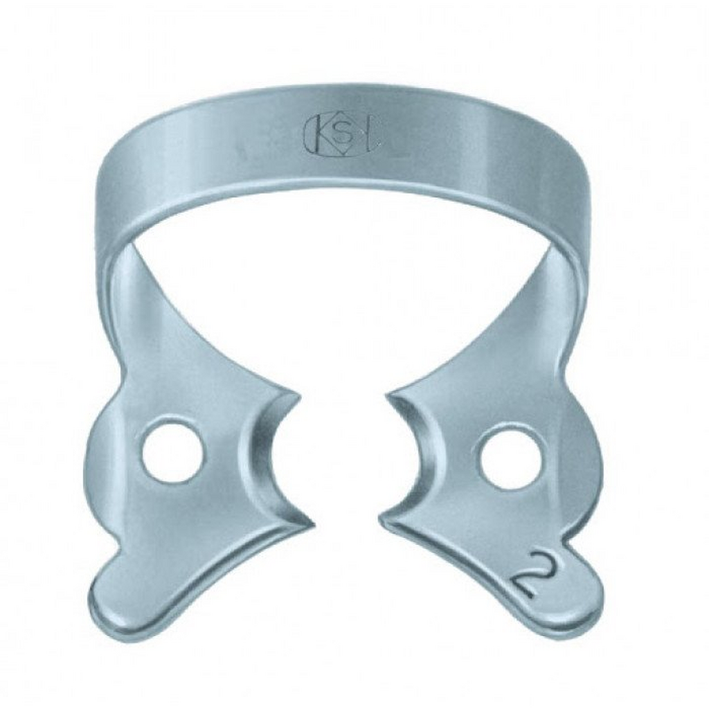 №2 - кламп для "раббердама" (Rubber Dam Clamp), Dentech Corporation, Япония