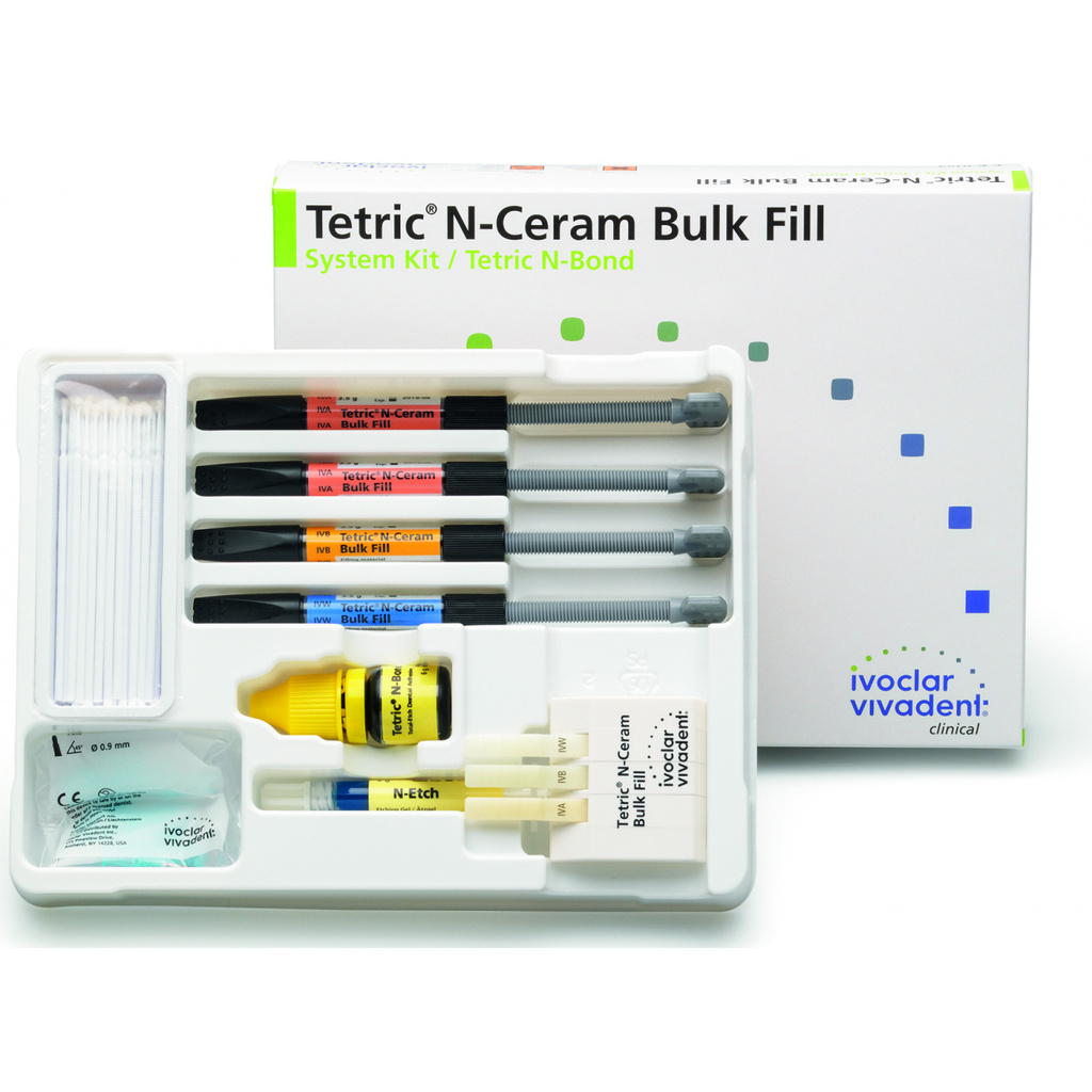 Ivoclar-Vivadent Tetric N-Ceram Bulk Fill Набор 4 x 3,5 г/N-Bond IVOCLAR VIVADENT 647634AN