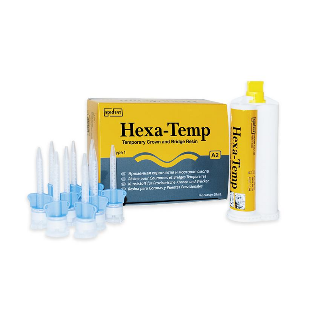 Hexa-Temp TW (Хекса-Темп) Материал для временных коронок и мостов 1 карт. 50 мл 7112TW SPIDENT
