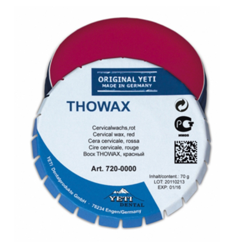 Воск цервикальный THOWAX, красный, жестяная банка 70г YETI 720-0000