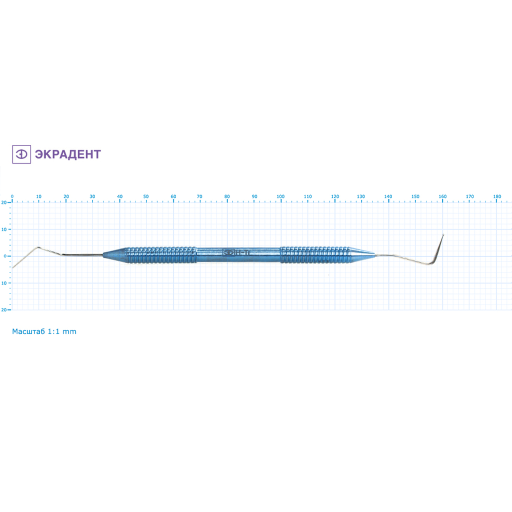 Зонд парадонтологический комбинированный ЭКРАДЕНТ 01-21