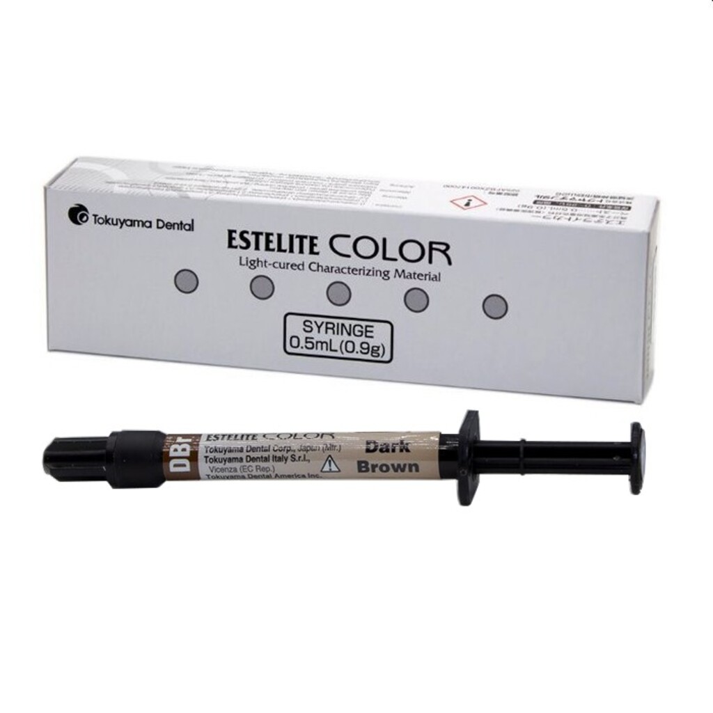Estelite COLOR Dark Brown (Эстелайт Колор Дарк Браун)  1 шприц - пломбировочный материал, краситель TOKUYAMA DENTAL 10887