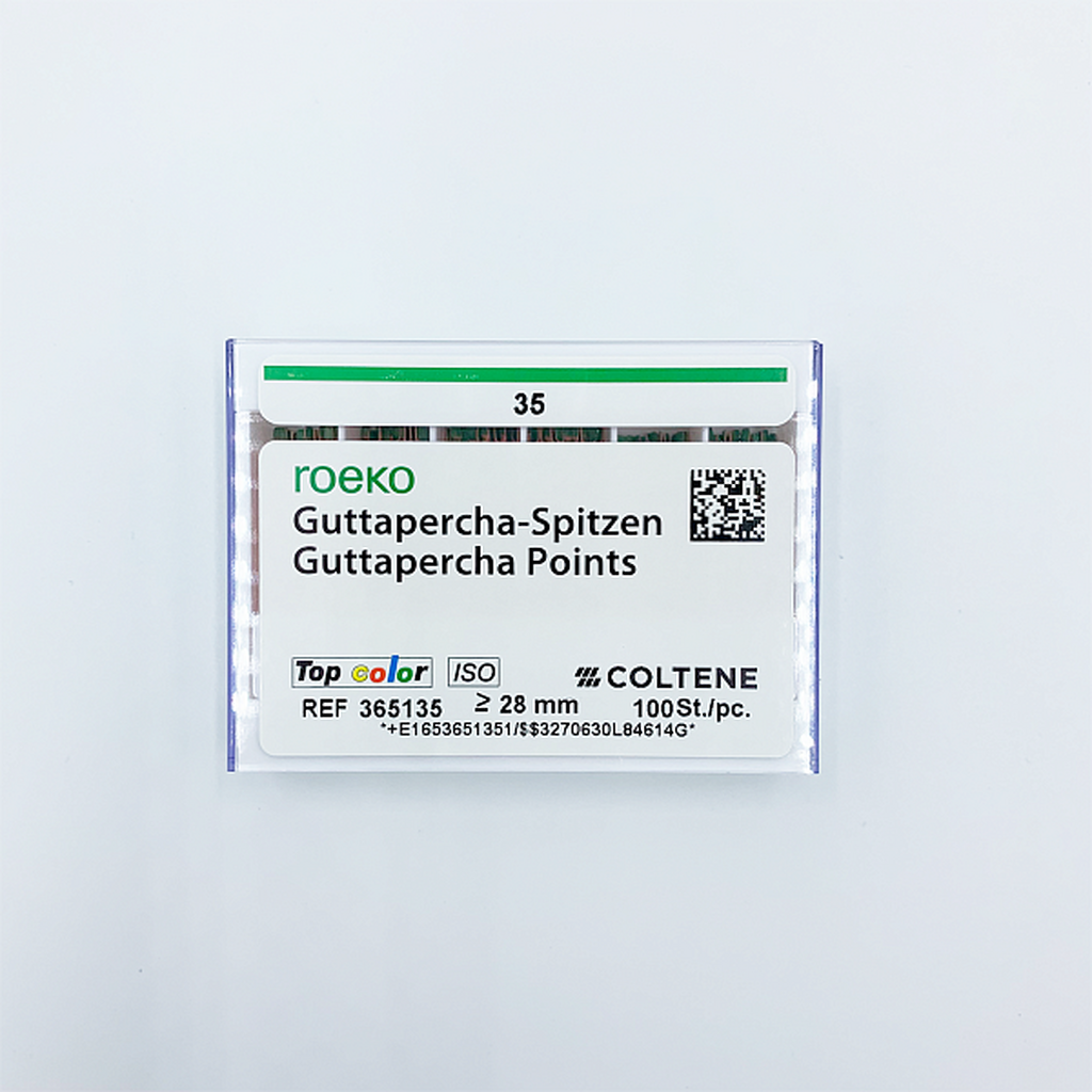 365135 ROEKO Guttapercha Points Top Color ISO 35, 100 шт COLTENE