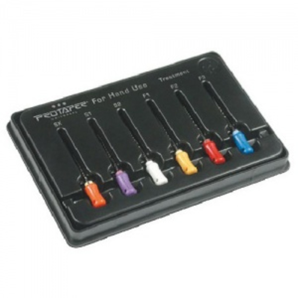 ProTaper  Univ. Hand use SX/19мм 6 шт. - ручной файл с прогрессирующей конусностью (оранжевый). DENTSPLY A041601910112
