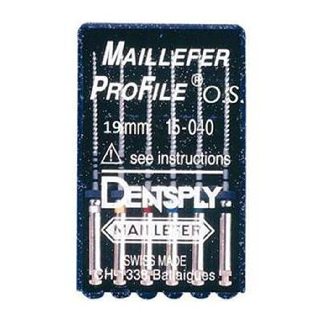 ProFile O.S. №3 L19мм - набор каналорасширителей машинных. из NiTi-сплава. DENTSPLY A035921900300