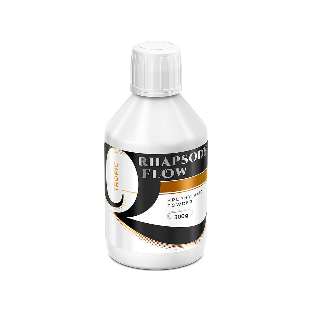 Rhapsody flow Profhylaxis Powder (Рапсоди флоу Профилаксис Поудер) Тропик, 300г - Порошок для Аэр-Фло, TP0300RF000 Queen Dental