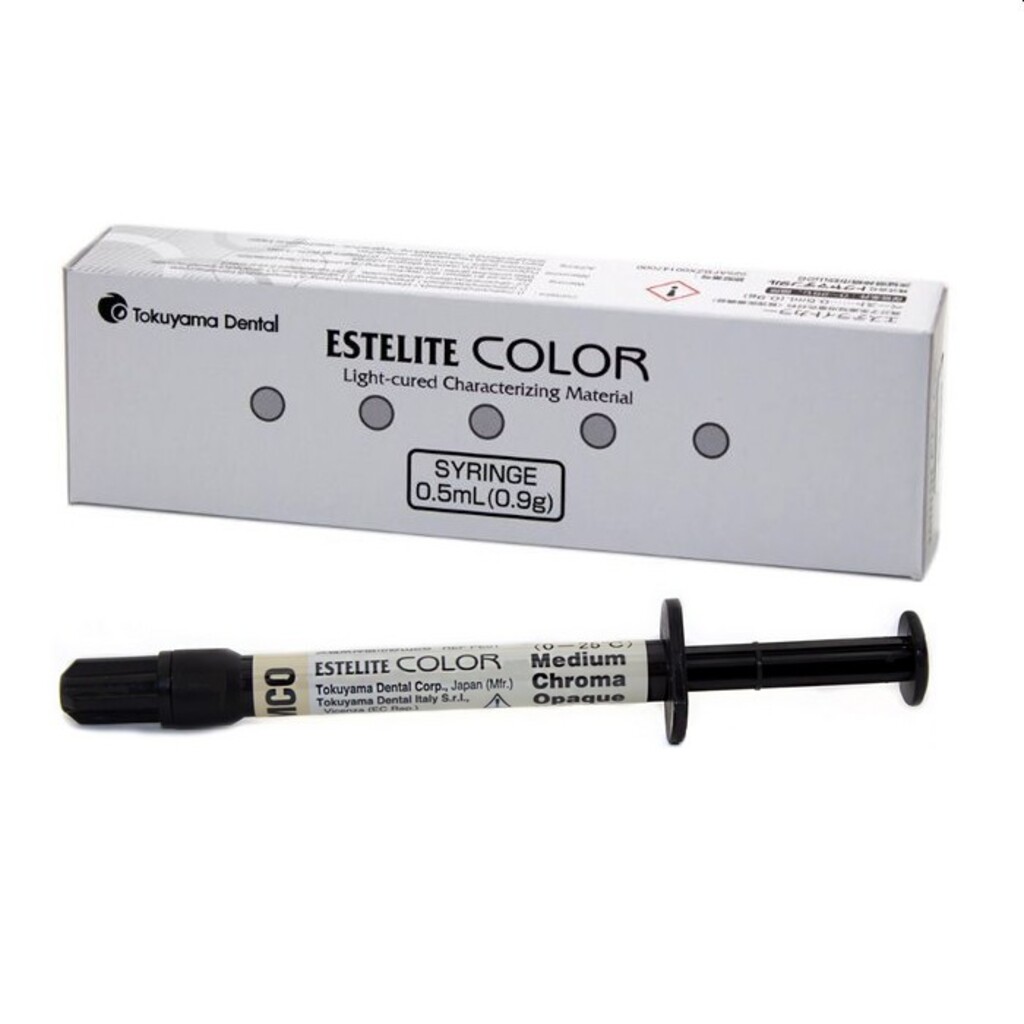 Estelite COLOR Medium Chroma Opaque (Эстелайт Колор Медиум Хром Опак) опак средней интенсивности, 1шт. шприц  - пломбировочный материал, краситель TOKUYAMA DENTAL 10892