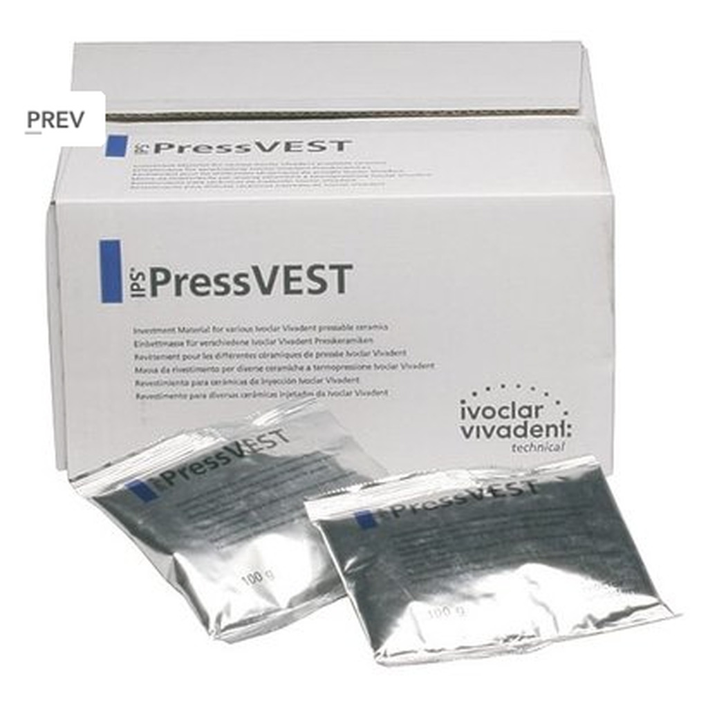 паковка ips press vest premium powder, 5 кг (50х100 гр) IVOCLAR VIVADENT 685586AN