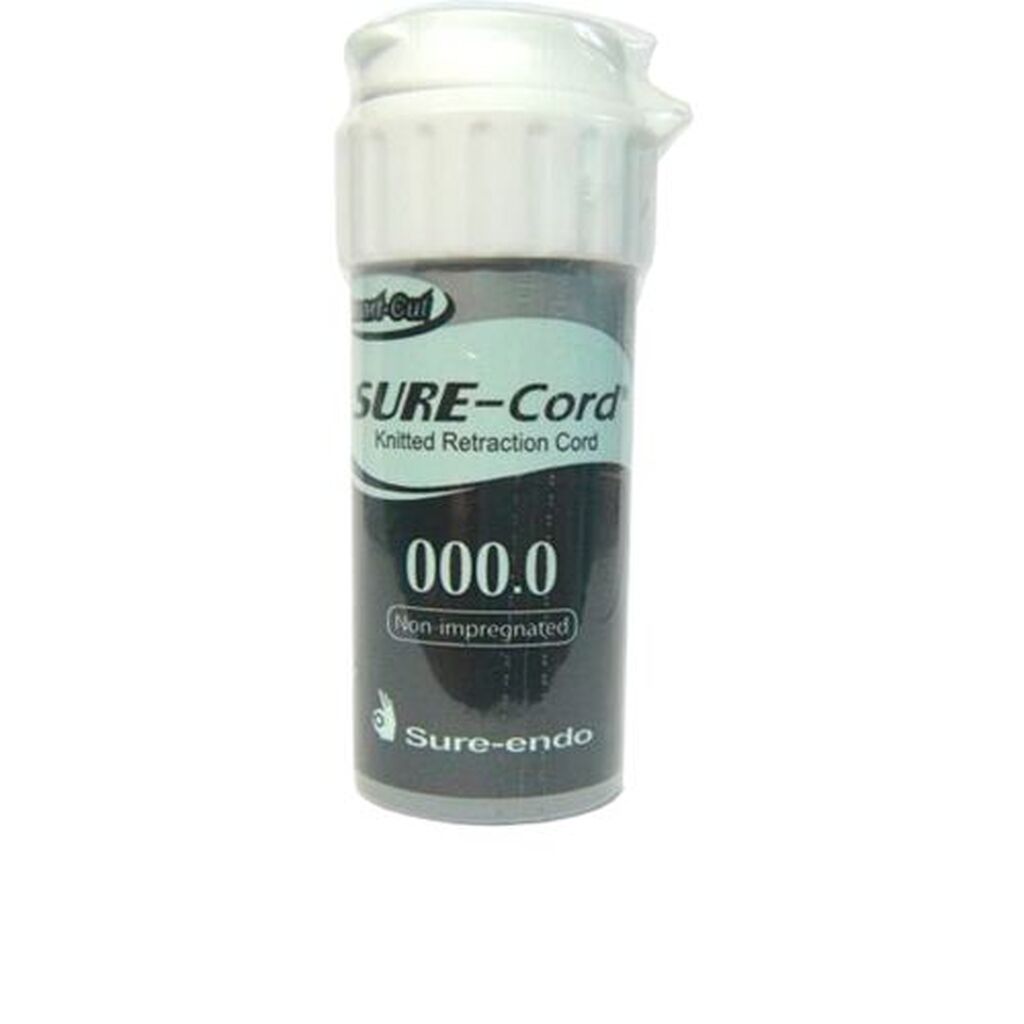 Нить ретракционная из микрофибры Sure Cord # 000.0 254 см. Sure Endo 11231911741