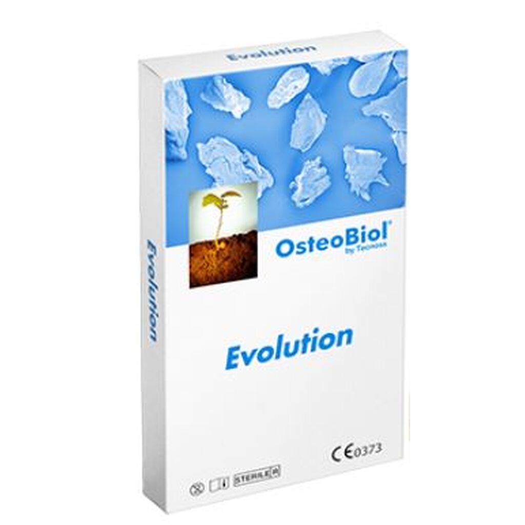 Мембрана Evolution резорбируемая 25x35мм овальная тонкая, (OsteoBiol) Tecnoss EVOLLE