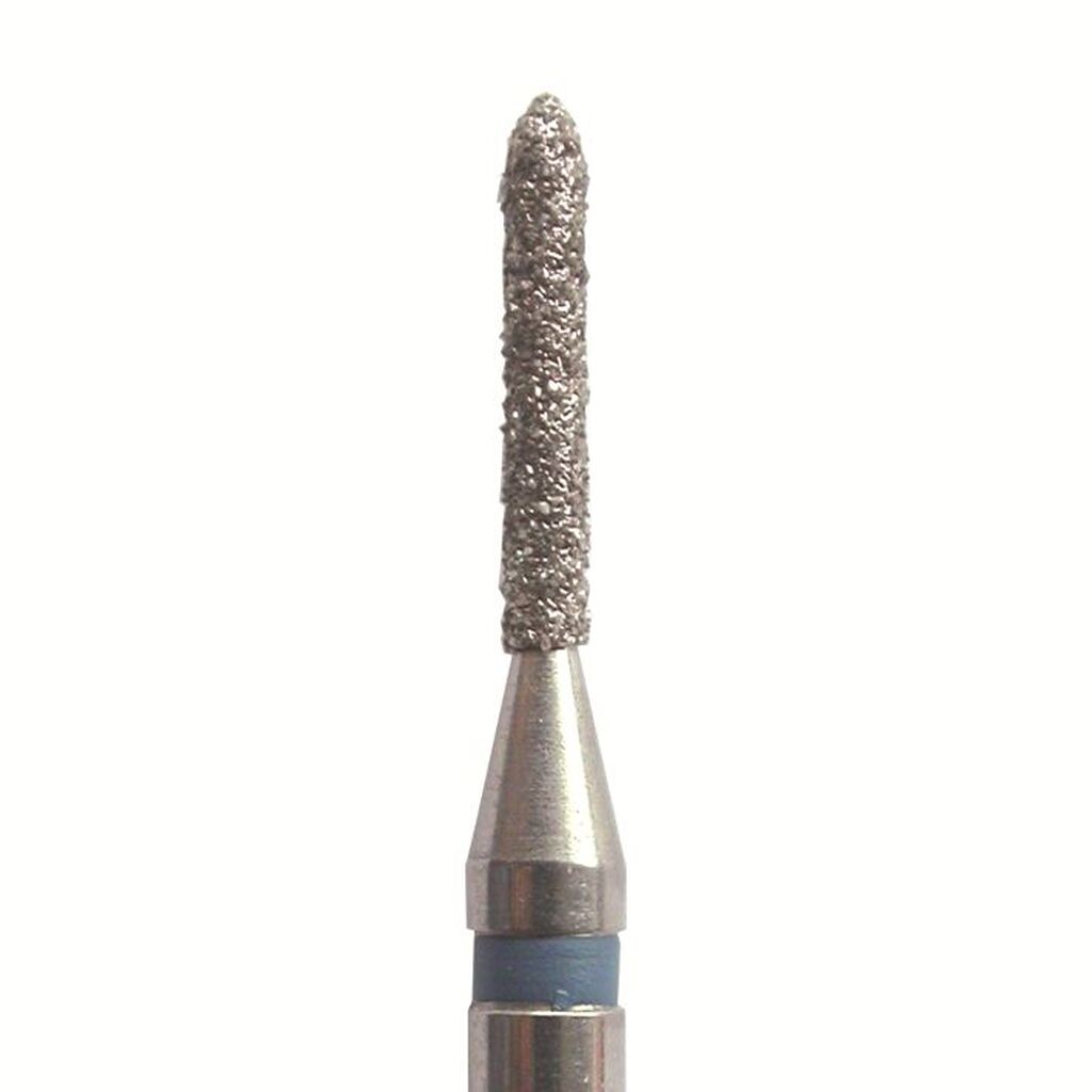 Бор алмазный 868 010 FG, синий, 5 шт. Форма: цилиндр с усеченным концом., JOTA, Швейцария 868.FG.010