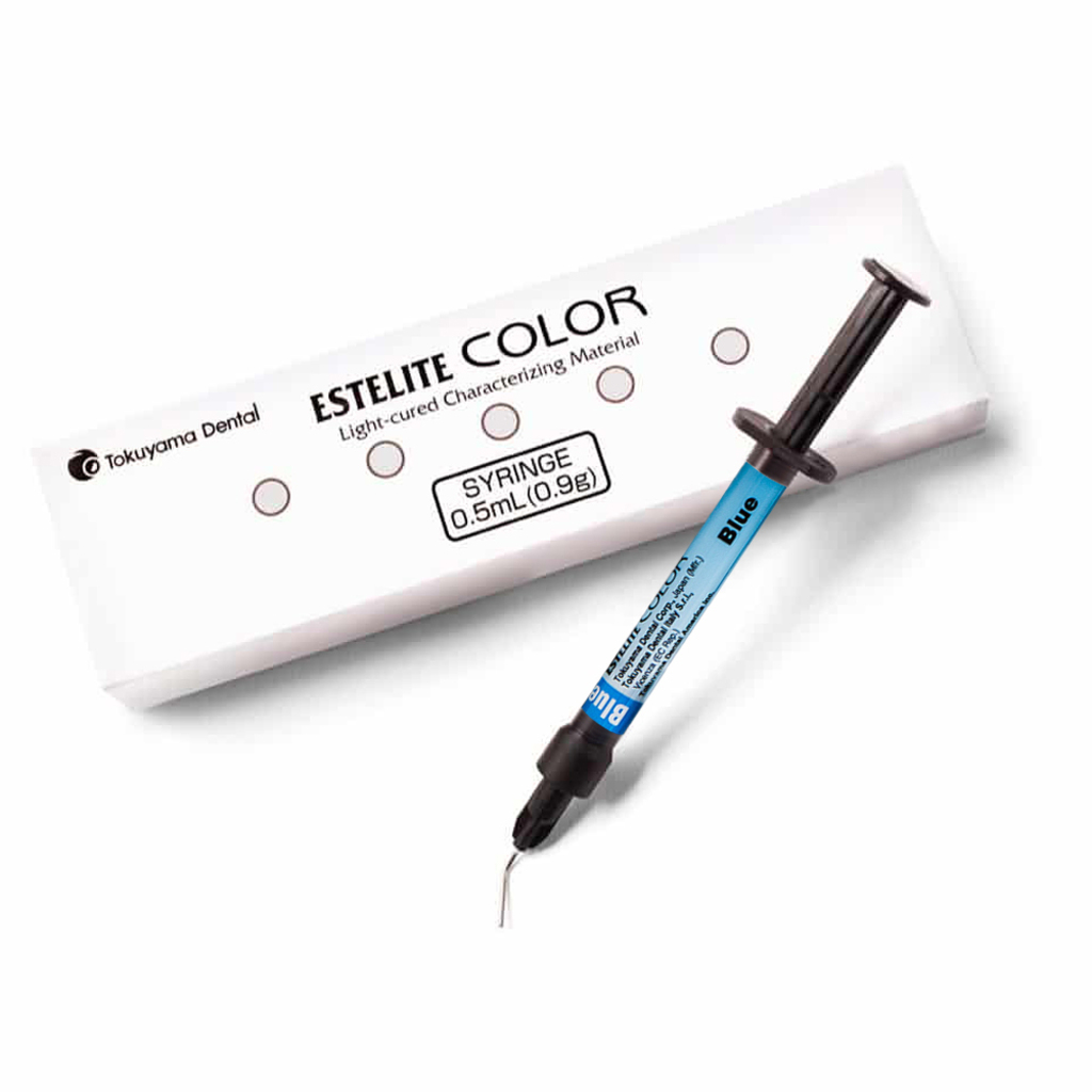 Estelite COLOR Blue (Эстелайт Колор Блу)  голубой,  1шт. шприц - пломбировочный материал, краситель TOKUYAMA DENTAL 10883