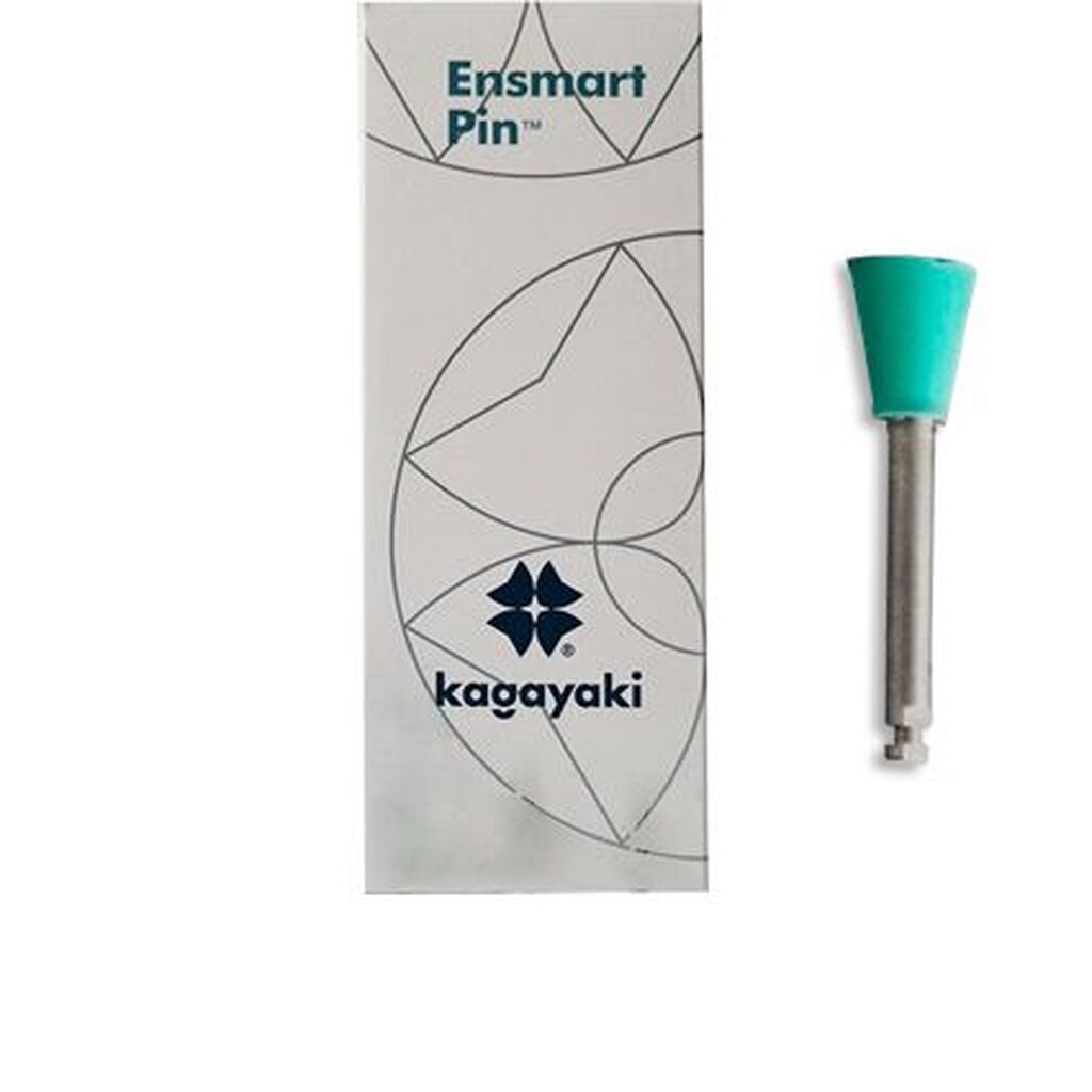 Чашка Ensmart Pin (Энсмарт Пин) зеленый средний µ 70, 10шт - держатель из нержавеющей стали, (ENP 70-3S), Kagayaki ENPS 70-3S