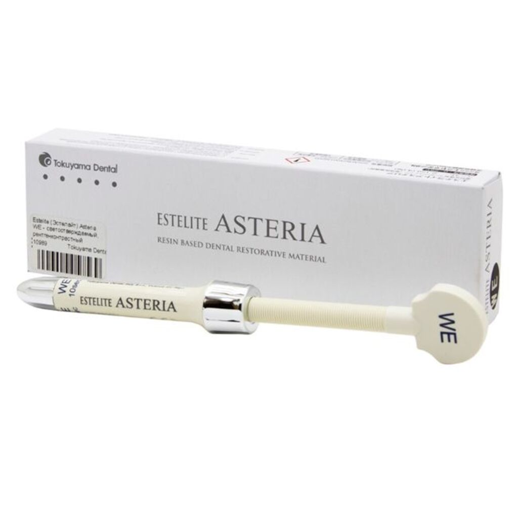 Estelite Asteria (Эстелайт Астериа) шприц WE 4,0 г  - нанонаполненный универсальный композит TOKUYAMA DENTAL 10989