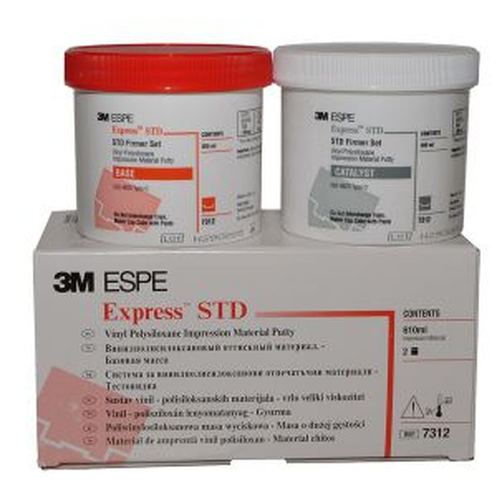 Express STD (Экспресс) - винилполисилоксановый оттискный материал А-силикон, 2 х 305 мл, 7312 3М