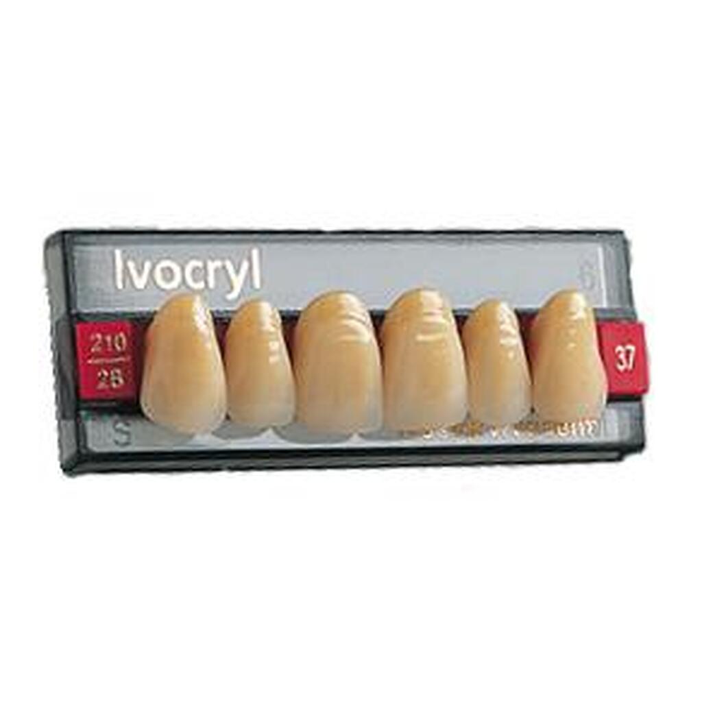 зубы ivocryl набор из 6 зубов a-d фронт.верх. 33 c1 IVOCLAR VIVADENT 630733