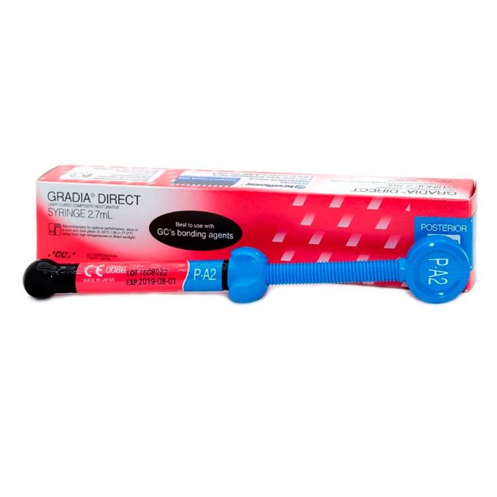 GC Gradia Direct  POSTERIOR (Градия Директ Постериор) P-A2 (003423), шприц (4.7г) - светоотверждаемый  реставрационный гибридный композит 0110217GcPA2