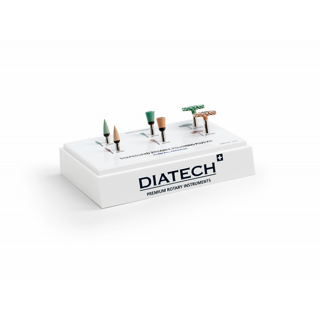 Набор полировочных головок для циркония  DIATECH ShapeGuard Zirconia Polishing Plus Kit COLTENE 60022020