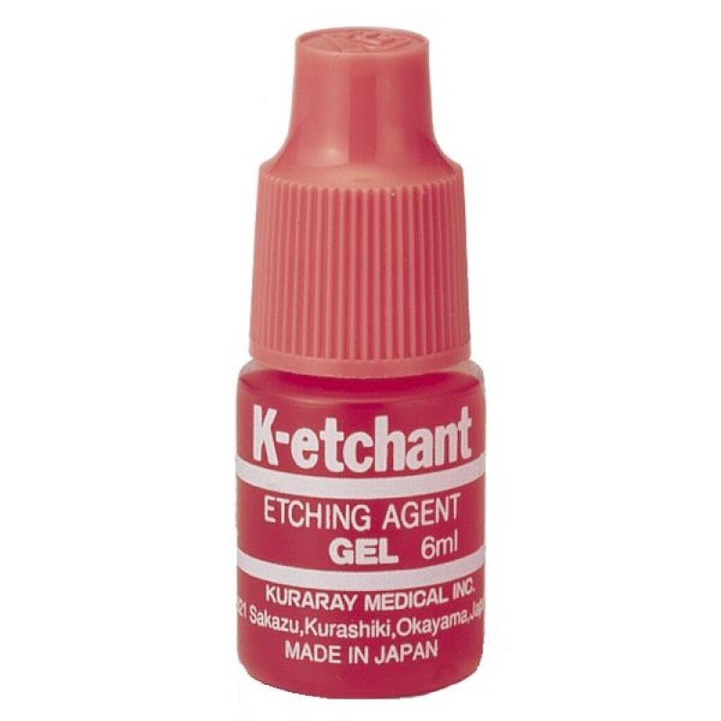 K-Etchant Gel (Кей-Этчант Гель) гель для травления эмали и дентина на основе ортофосфорной кислоты 40%, флакон 6 мл. Kuraray Noritake 013WD