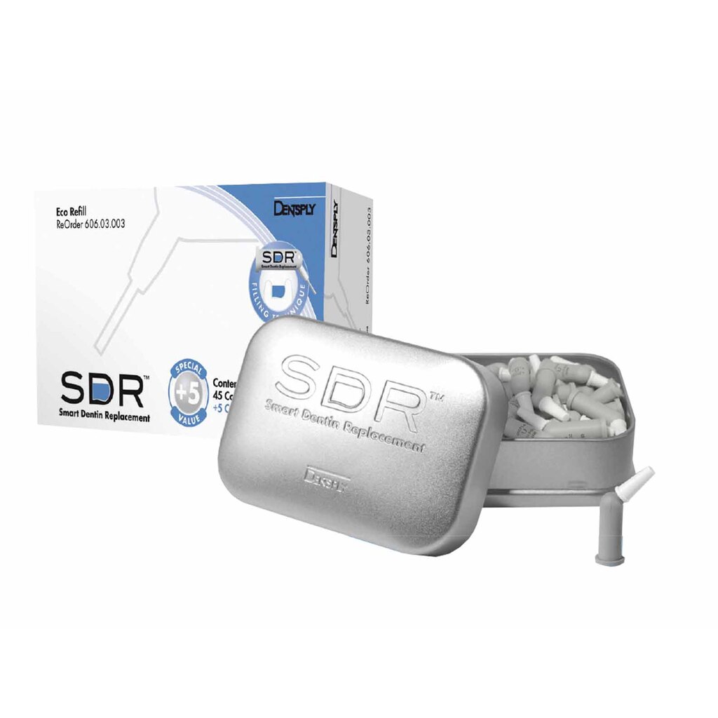 SDR ECO Refill, 50 компьюл - жидкотекучий реставрационный материал DENTSPLY 60603003