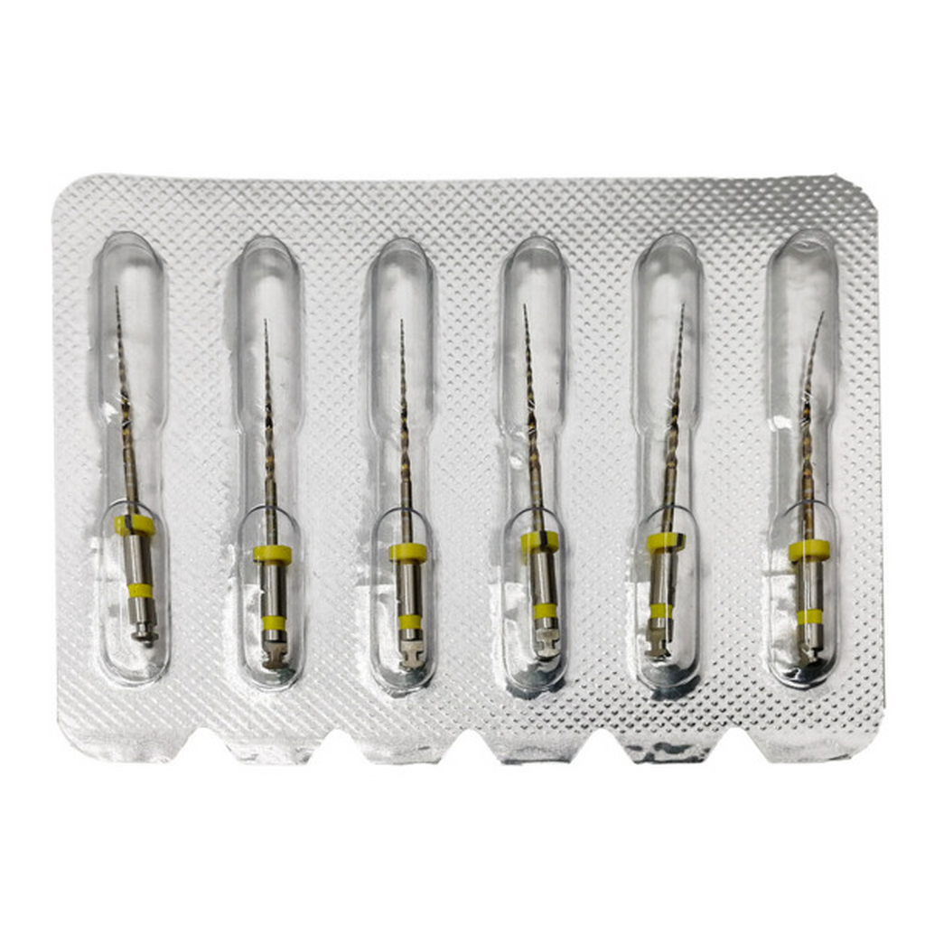 Niti файлы S-flexi 21mm 20/04 6 шт/уп - Машинные файлы для первичного эндодонтического лечения GEOSOFT ENDOLINE ГЕ01.021.204