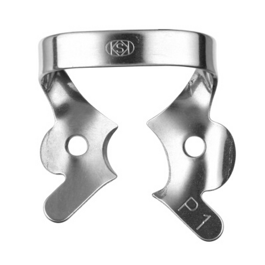 №P-1 - кламп для "раббердама" (Rubber Dam Clamp), Dentech Corporation, Япония, P-1