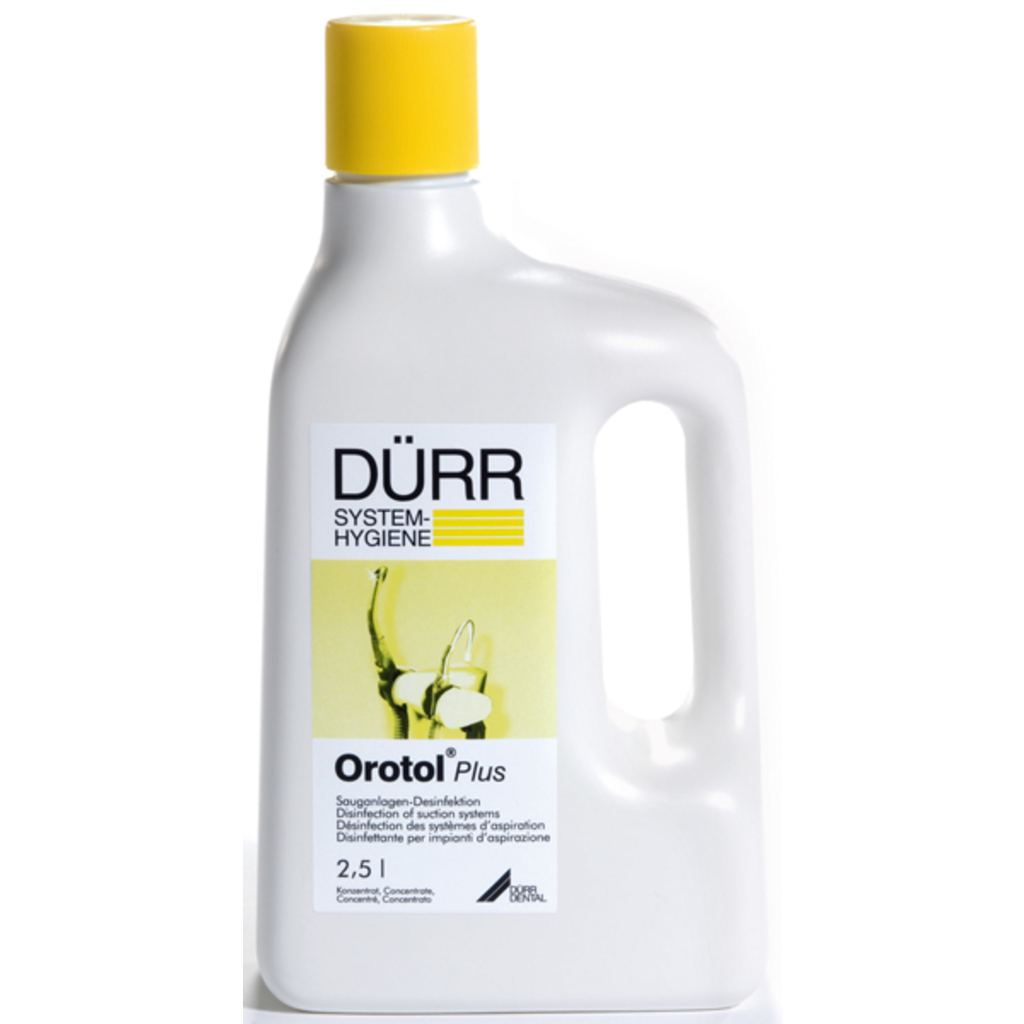 Orotol Plus(Оротол Плюс),  2,5 л. - Жидкость для очистки и дезинфекции аспирационных систем DURR DENTAL CDS110P6167