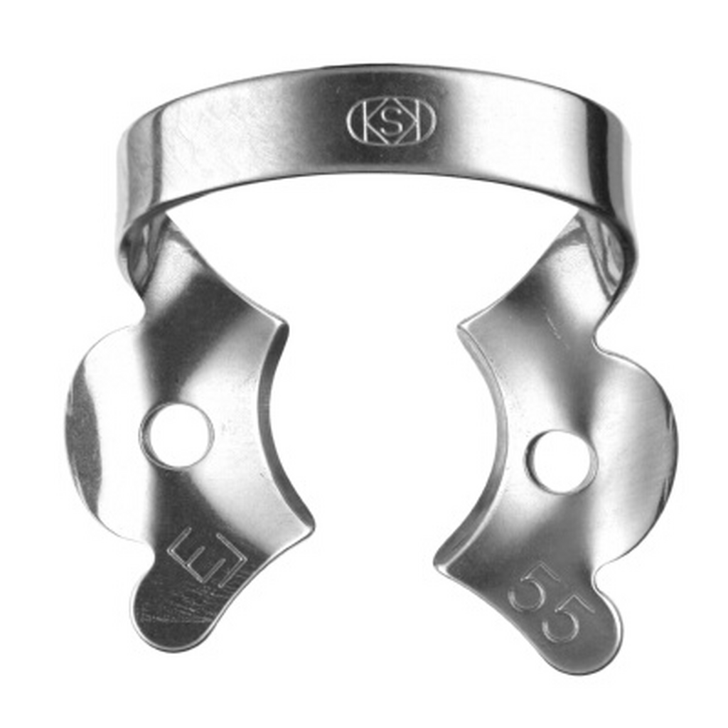 №55 - кламп для "раббердама" (Rubber Dam Clamp), Dentech Corporation, Япония, 55