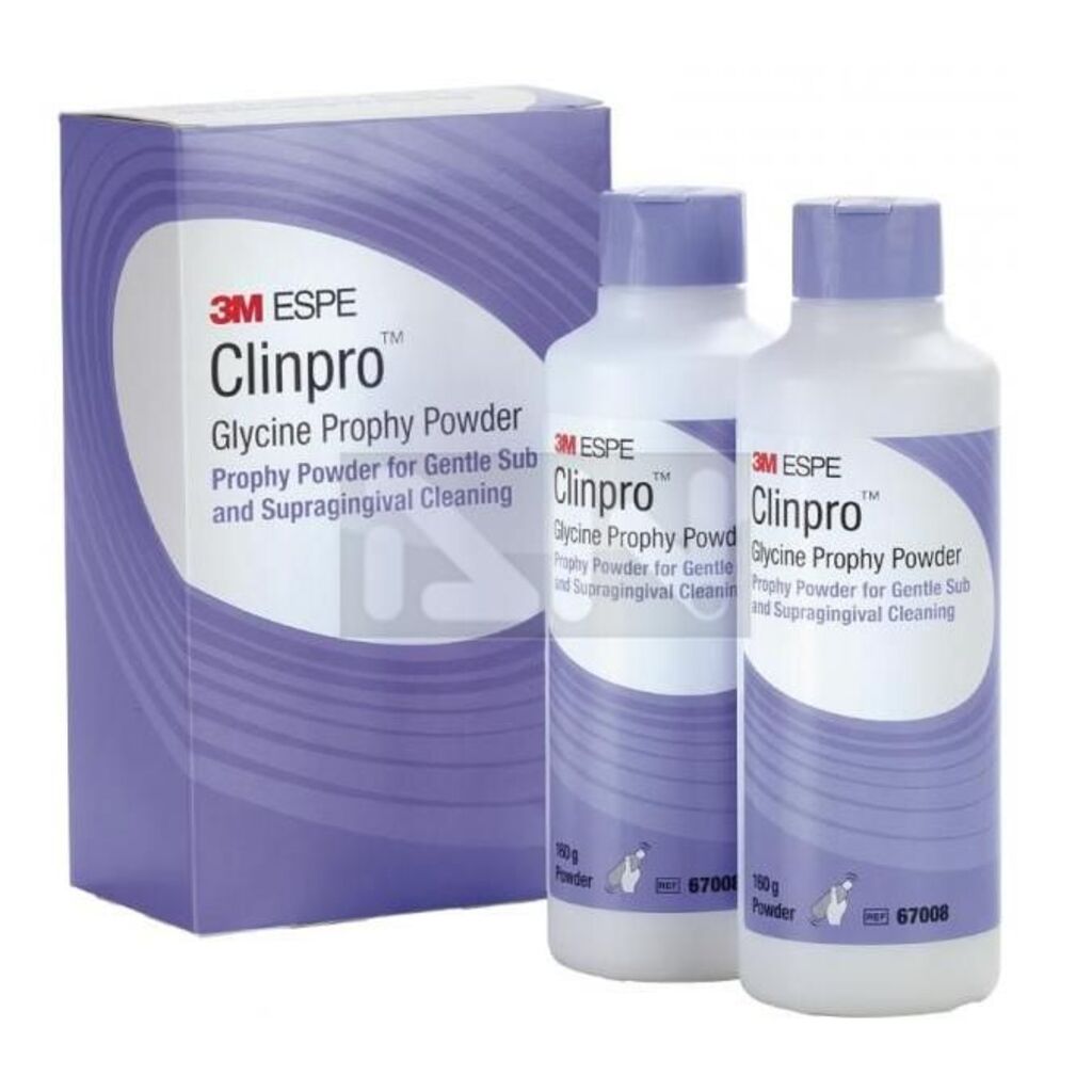 Clinpro Glycine Prophy Powder (Клинпро Гласин Профи Поудер), 2х160г - Порошок для пескоструйного аппарата в наборе, 3М 67008