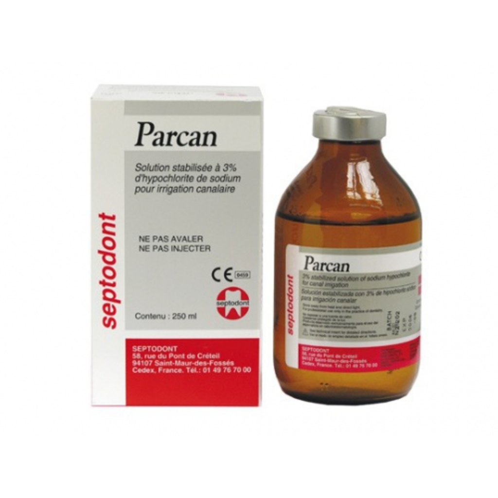 Parcan (паркан) - гипохлорит натрия 3% для ирригации каналов 250мл septodont 12785