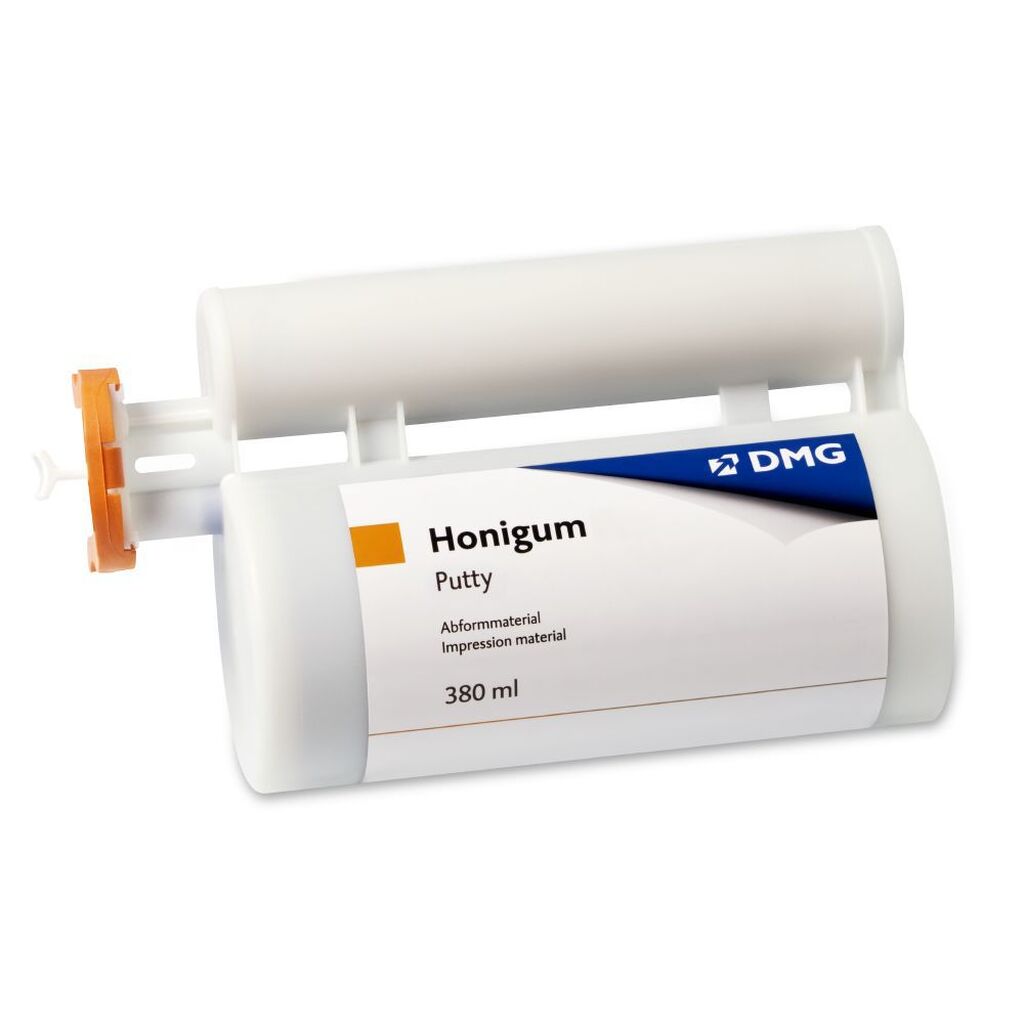 Слепочная масса HONIGUM MixStar Putty (Хонигум Микстар Патти) 390 мл (индив. упаковка), 10 смешивающих насадок, 919374 DMG
