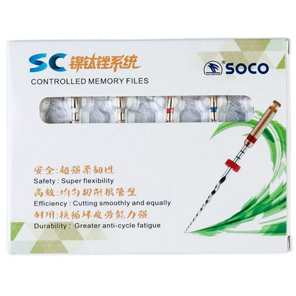 SOCO SC 04/25, 31 мм - Файлы машинные с памятью формы, 6шт. 1000069