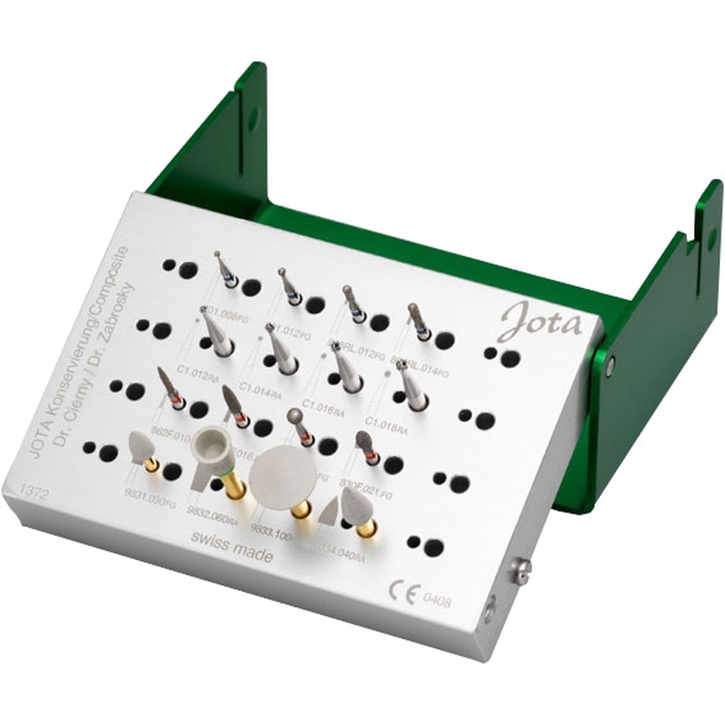 Набор боров для композитов Convertion Kit 1372 (12 боров и 4 полира) JOTA 1372 (KONS/COMP KIT)