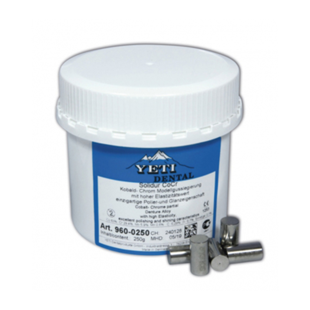 Сплав Solibond C+ для керамики, Co(63%), Cr(24%) без никеля, 1кг YETI 969-1000