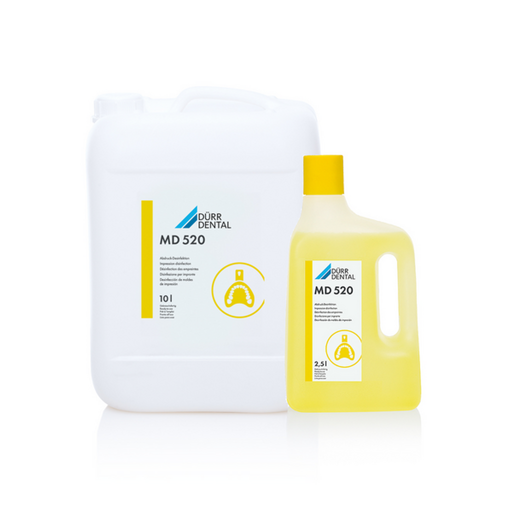MD 520, 2,5л - Жидкость для дезинфекции и очистки слепков, протезных заготовок, коррозионностойких артикуляторов DURR DENTAL CDA520C6150