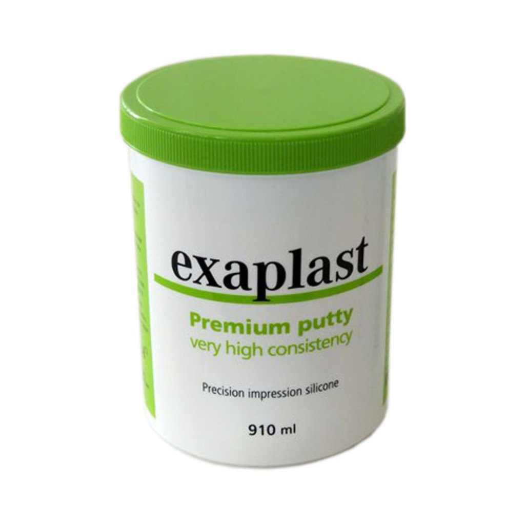 Слепочный материал базовый слой Exaplast Putty (Эксапласт Патти), банка 910мл, 02907 DETAX