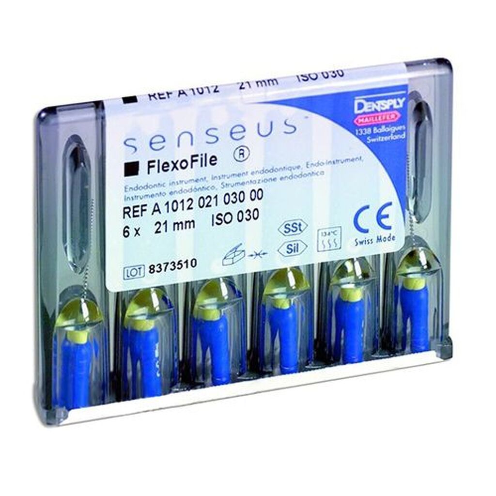 FlexoFile SENSEUS №08 (6шт)-очень гибкий ручной инструмент DENTSPLY 0001910999