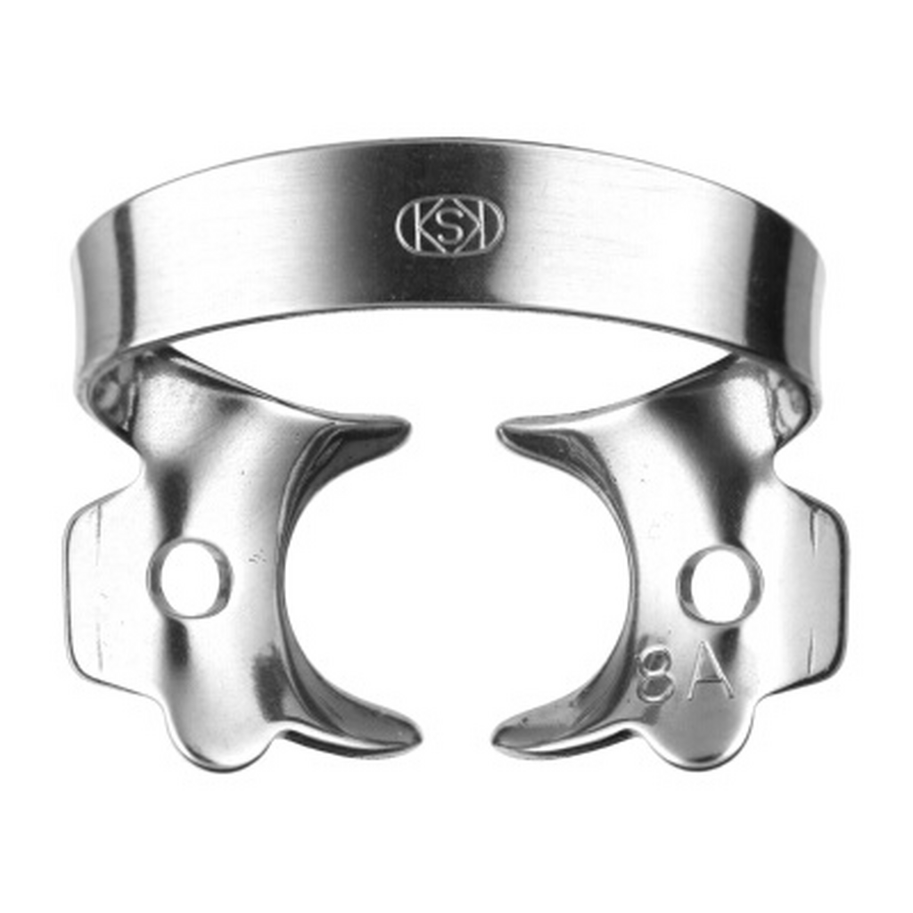 №8A - кламп для "раббердама" (Rubber Dam Clamp), Dentech Corporation, Япония, 8A