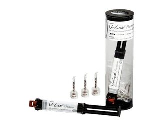 U-Cem Premium (У-Цем Премиум),  оттенок Universal, дозатор, 9 г -  Самоадгезивный универсальный композитный цемент VERICOM UP109-AU00